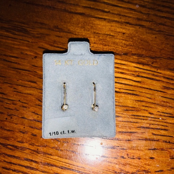 Jewelry - Gold and Diamond Earrings